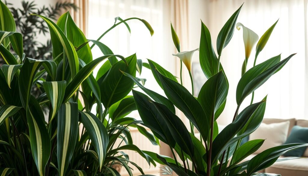 low-maintenance indoor plants - Peace Lily