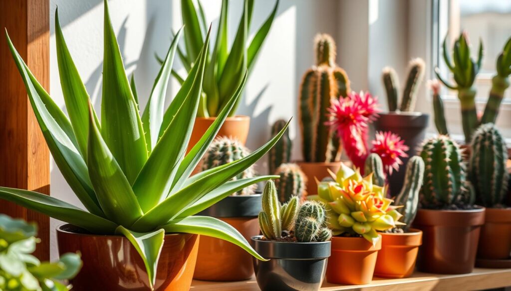 Aloe Vera and Cactus