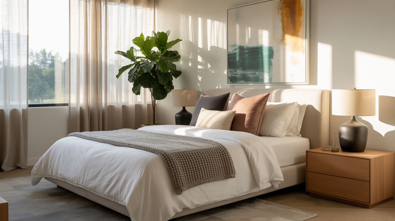 modern bedroom makeover
