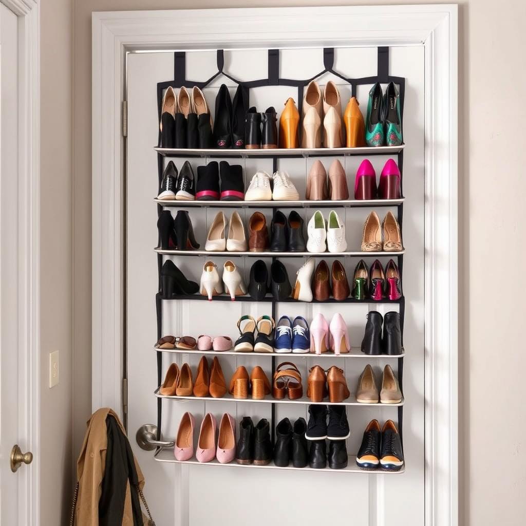 over-the-door shoe rack