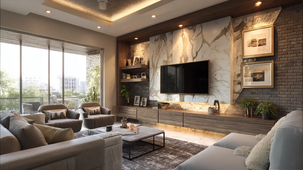 TV wall décor ideas