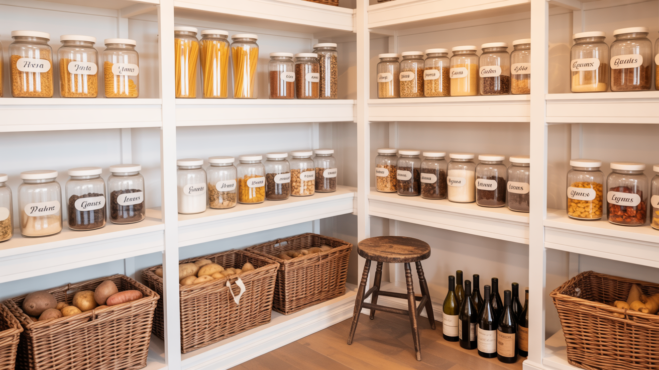10 Simple Pantry Organization Ideas For A Clutter-Free Space.