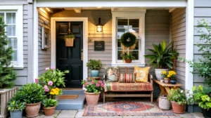 Charming Small Front Porch Décor Ideas.