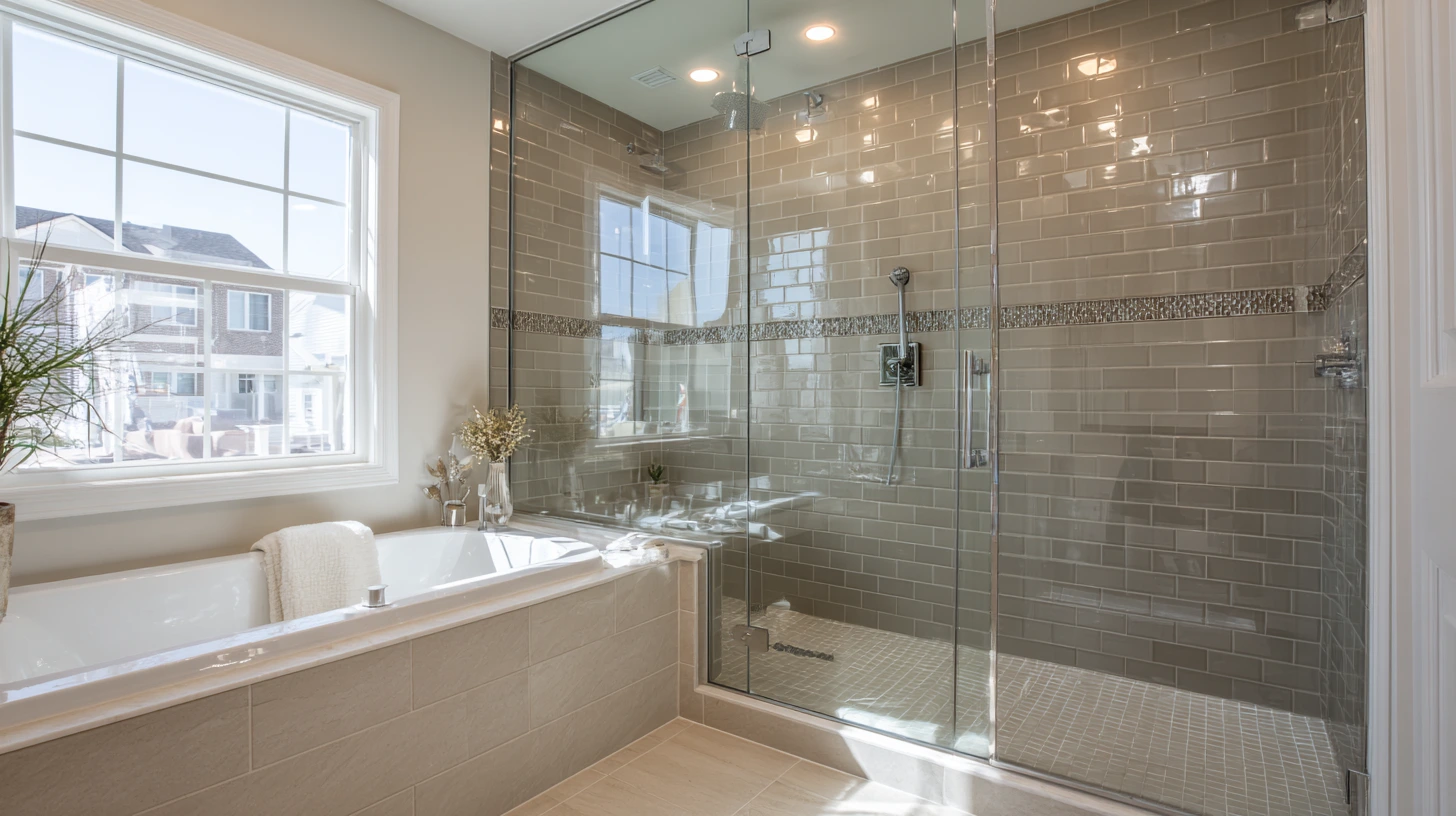 walk in shower with tub combination