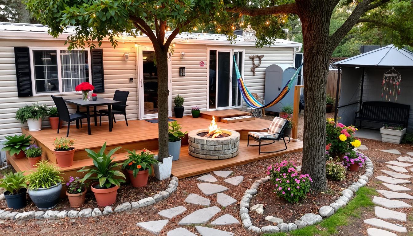 Mobile home outdoor additions