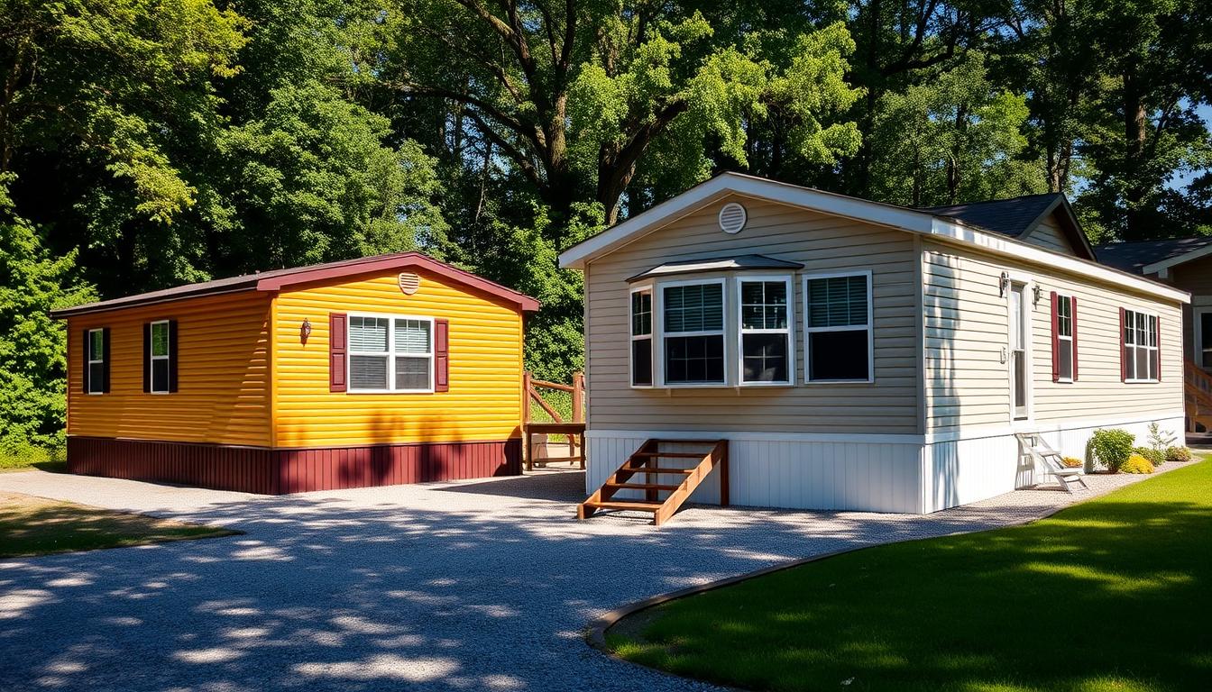 single-wide vs double-wide mobile homes