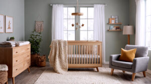 Cozy Gender Neutral Nursery Room Design Ideas.