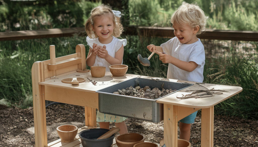 kids mud kitchen