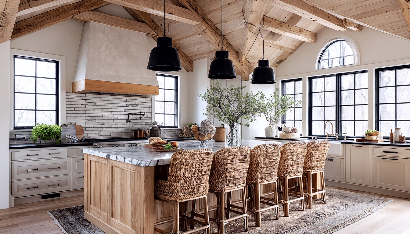 modern farmhouse kitchen